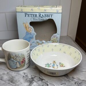Wedgwood Peter Rabbit Cereal Bowl and Cup